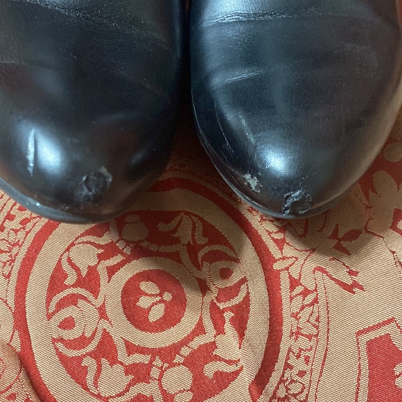 Concert ladies black heel zippered boots with side buckle design; size 8 1/2M - Picture 6 of 7